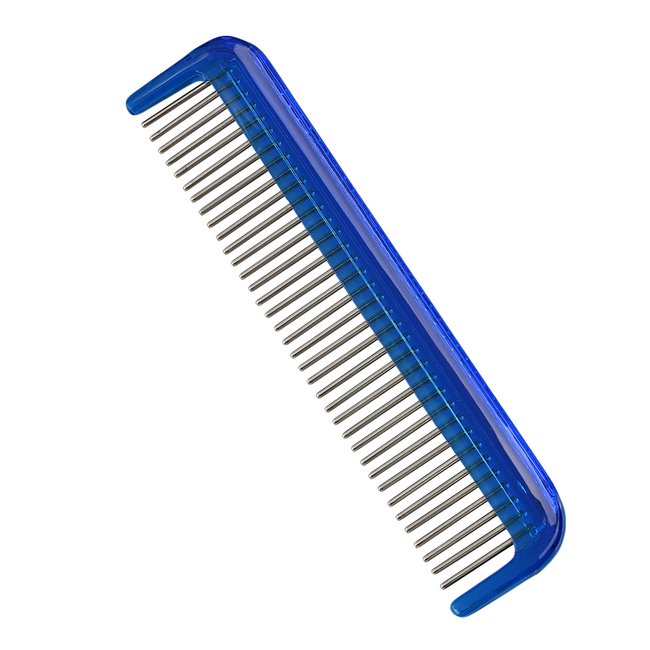 Hair Doctor 5 Inch Stainless Steel Rotating Comb for Men - Image 1