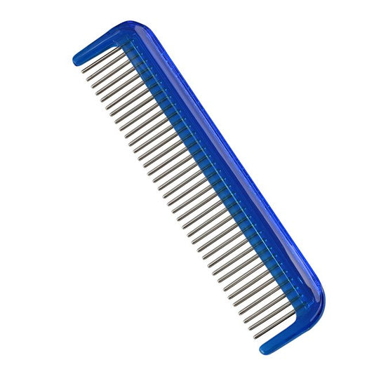 Hair Doctor 5 Inch Stainless Steel Rotating Comb for Men - Image 1