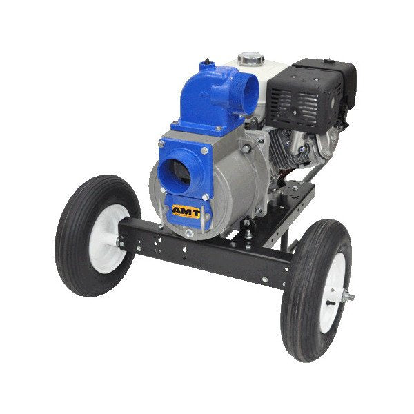 Premium 4" NPT Cast Aluminum Trash Pump with Iron Engine - Image 1