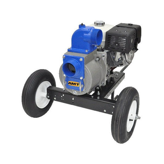 Premium 4" NPT Cast Aluminum Trash Pump with Iron Engine - Image 1