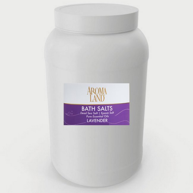 Aromaland® Lavender Bath Salt - 1 Gallon - Image 1