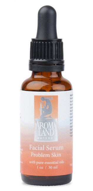 AromalandÂ® Problem Skin Facial Serum - Botanical Skin Care Solution - Image 1
