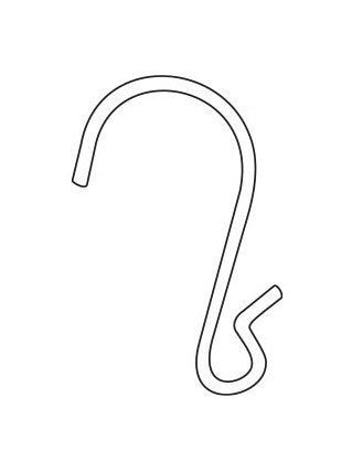 Perf Shelf Pinched 'S' Hook - Pack of 500 - Image 2