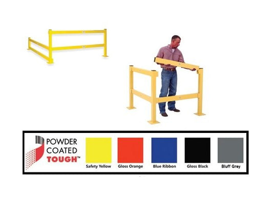 Bluff 7ft Modular Safety Yellow Protective Barrier - Image 1