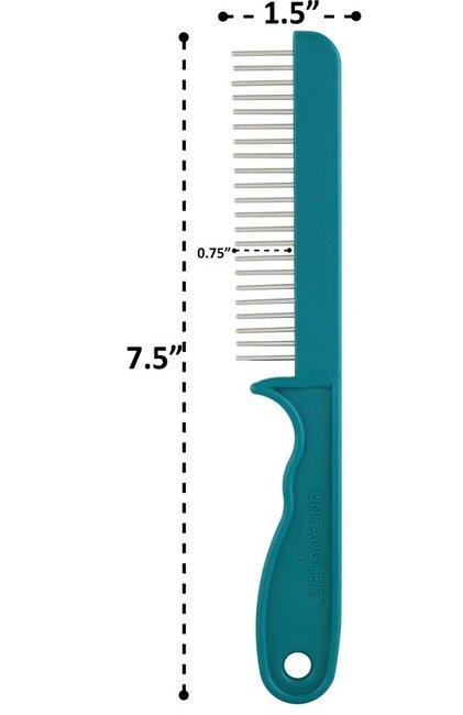 UntanglerÂ® Super Groom Comb with Rotating Teeth - 7.5 inch - Image 2