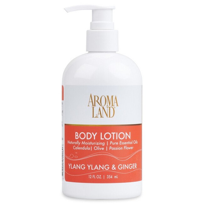 AromalandÂ® Ylang-Ylang and Ginger Hand & Body Lotion 12oz - Image 1