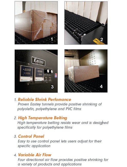 Eastey Professional Series Bundling Shrink Tunnel - 36x16 - Image 2