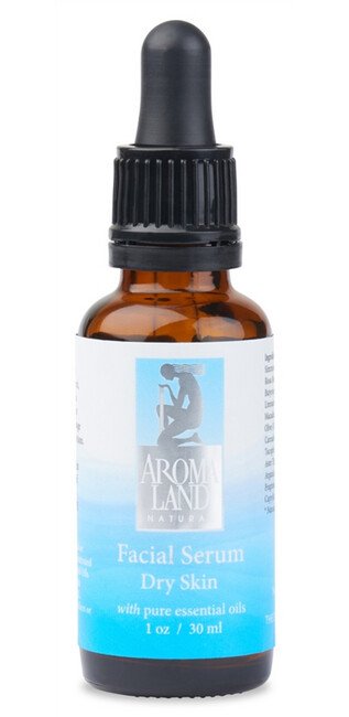 Aromaland Dry Skin Facial Serum - Botanical Skincare Solution - Image 1