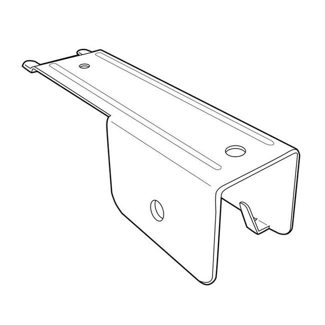 Metal Double Merchandising Strip Hanger - Image 2