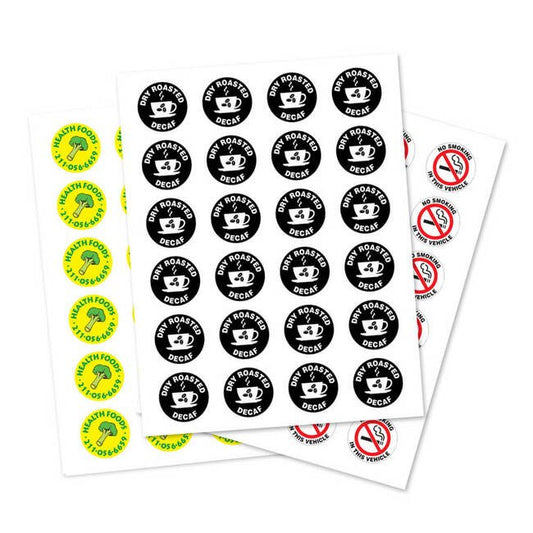 Megastore 1.5" Round Product Label Sheets - Image 1