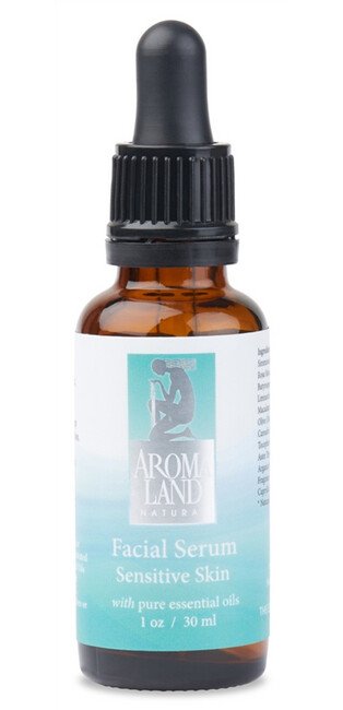 AromalandÂ® Sensitive Skin Facial Serum - Pure Botanical Nourishment - Image 1