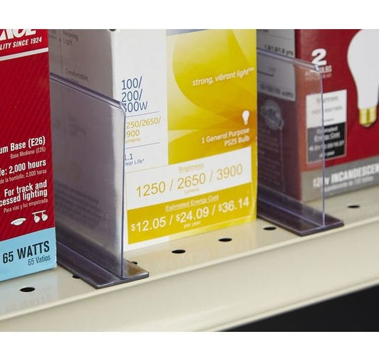 Magnetic Shelf Divider - 3"H x 10"L - Image 1