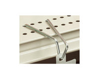 Zinc Plated Steel Shelf-Top Hook for Flag or Flush Merchandising
