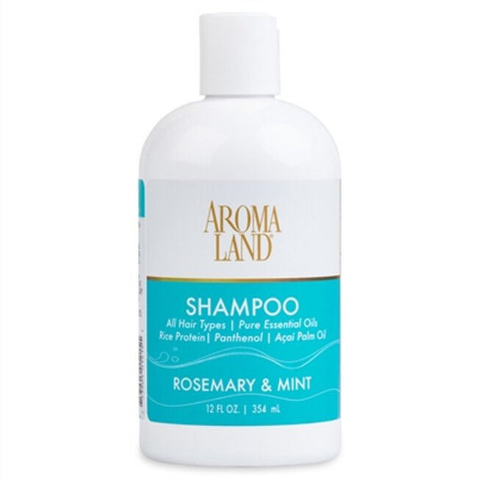 Aromaland Rosemary Mint Natural Shampoo 12 oz - Image 1