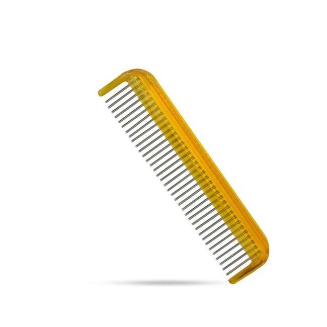 Hair Doctor 5 Inch Comb with Rotating Stainless Steel Teeth - Image 3