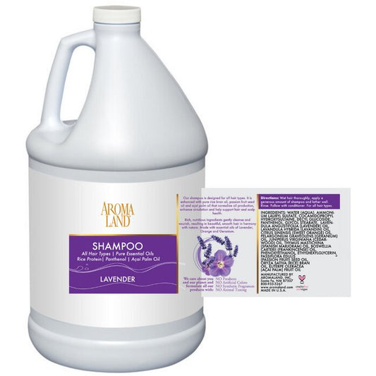 AromalandÂ® Lavender Natural Shampoo - 1 Gallon - Image 1