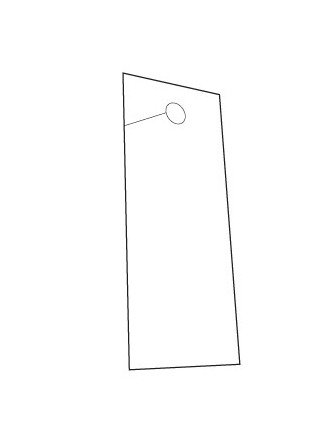 Clear Adhesive Re-Order Hanging Label Holder - Image 2