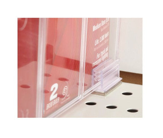 Neodymium Magnetic Back Shelf Gripper for Contoured Shelf Dividers - Image 1