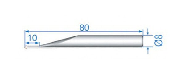 Fowler Tungsten Carbide Ball Probe 2mm - Image 1