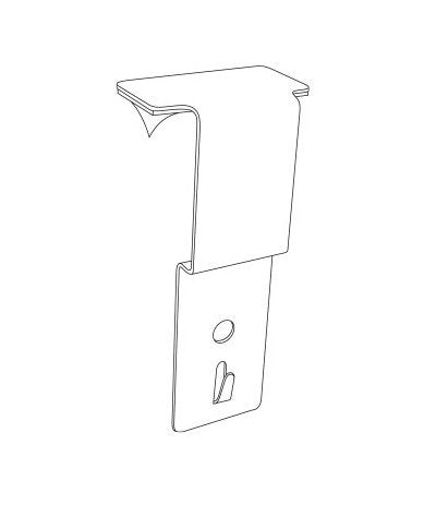 Cooler Door Merchandising Strip Hanger - Image 2