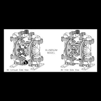 Sandpiper S05 Metallic Ball Valve Diaphragm Pump
