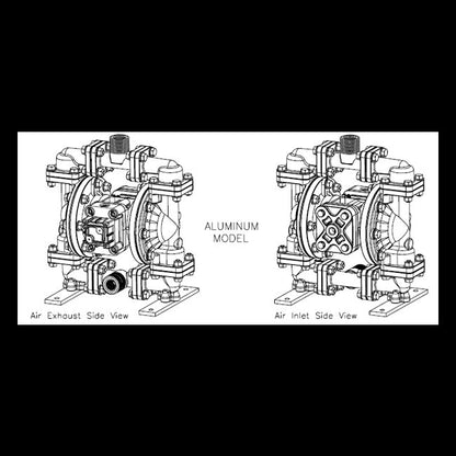 Sandpiper S05 Metallic Ball Valve Diaphragm Pump - Image 1