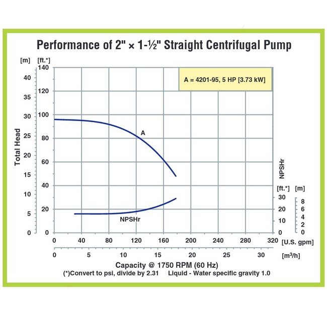 5 HP TEFC Straight Centrifugal Pump - Cast Iron Construction - Image 3