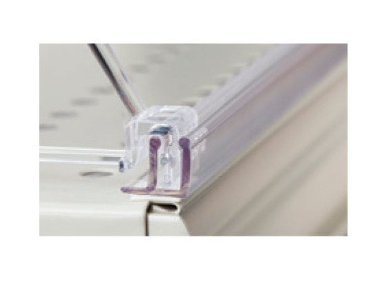 Crystal Clear Contoured Low Profile Shelf Fence - Image 3