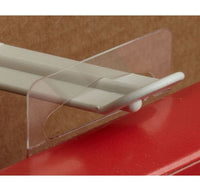 Delta Hang Tab Sheet Form - Clear Plastic - Pack of 20 Tabs