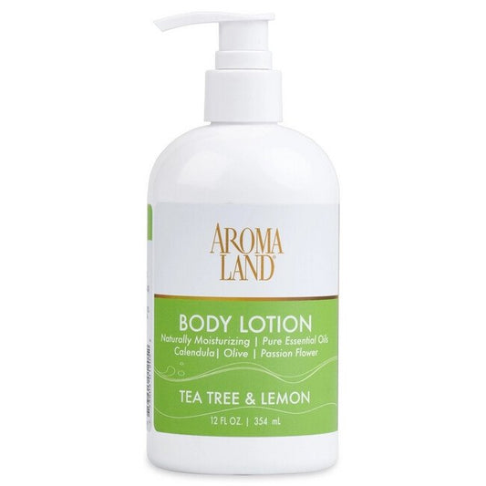 Aromaland Lemon Tea Tree Hand & Body Lotion, 12 oz - Image 1
