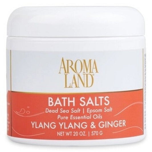 AromalandÂ® 20oz Ylang-Ylang Ginger Bath Salt - Image 1