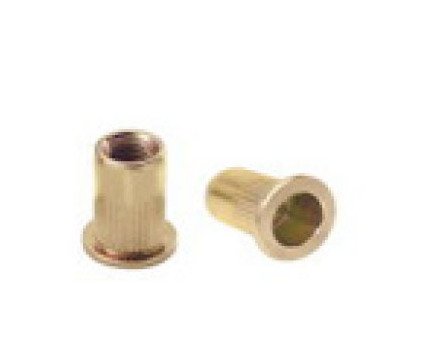 17.0mm M6 Flat Rivet Nut with Serration - Image 1