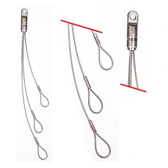 Lewis LPC-SEG Pulling Collar with 14000 lb UTS and Swivel Eye, 1-4 Leg - Image 1
