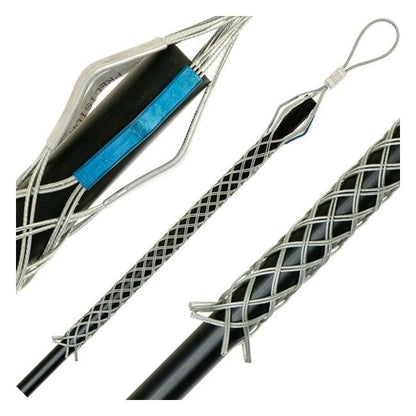 Lewis X Series Standard X Mesh Pulling Grip - 3/4-1-1/4 in. Range, 6,000 lb UTS, 18 in. Mesh - Image 1