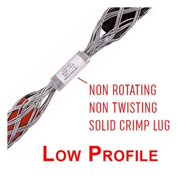 Lewis 1 1/2 to 2 in. Range LSG-S Series Wire Rope and Cable Snake Grip - Image 4