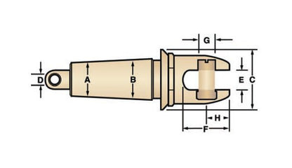 Swivel Head Innerduct Pulling Eyes Tool - Image 2