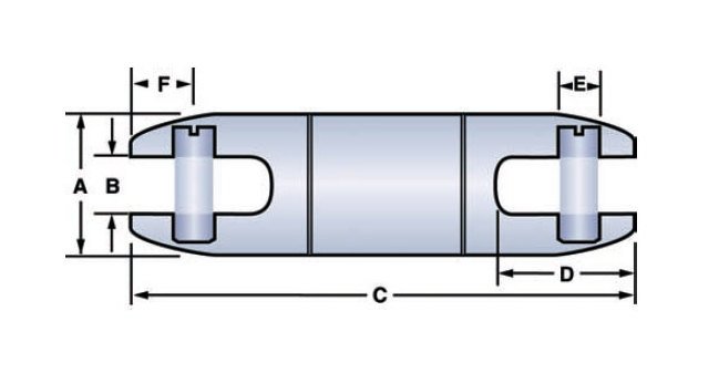 22mm Break-Away Swivel for Fiber Optic and Coaxial Cable Pulling - Image 2