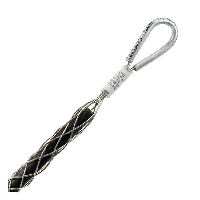 24-Inch Single Weave Steel Cable Pulling Grip with Aluminum Eye - Image 2