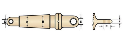 ProPull Fixed Head Innerduct Pulling Eyes 2" - Image 2
