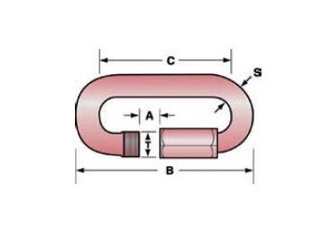 Heavy-Duty Threaded Chain Connectors for Cable Stringing and Winch Lines - Image 2