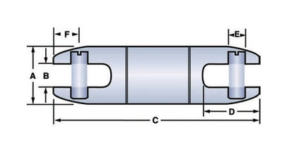 22mm Break-Away Swivel for Fiber Optic & Coaxial Cable Pulling - Image 2