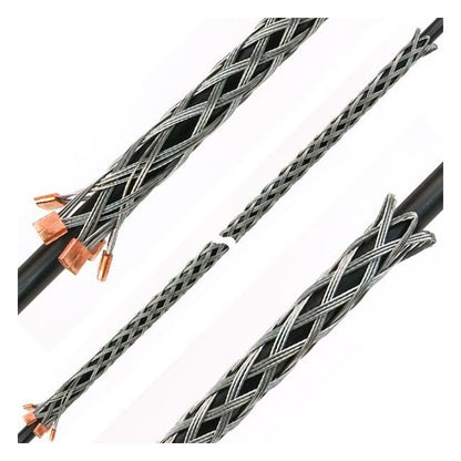 Lewis 1-1.5 in. Range 36 in. Mesh LSG-O Wire Rope Cable Snake Grip - Image 3