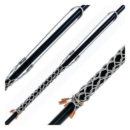 Lewis FO-SL-U Series Fiber Optics Pulling Grip, 1/2-5/8 in. Range, Galvanized Steel - Image 1