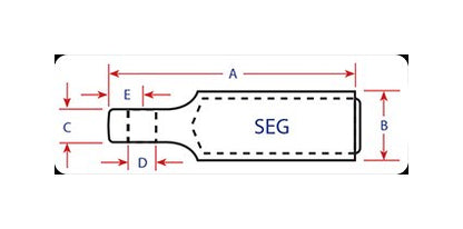 Lewis 4-4.5" Overhead Pulling Grip - SEG Series - Image 5