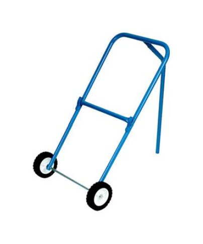 Heavy-duty Steel Reel Tape Stand with 6" Wheels - Image 1
