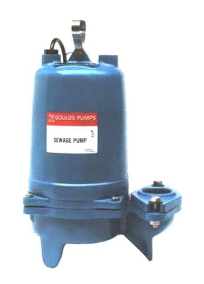 Goulds Submersible Sewage Pump with Solid Handling Capabilities - Image 1