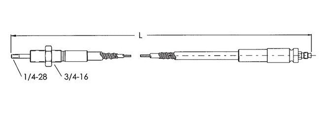 Hydraulic Valve Control Cables - Image 2