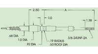 Low Friction-EXT Push-Pull Standard Cable