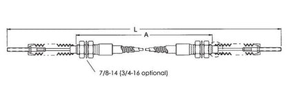 Heavy-Duty Pull-Only Clutch Cables - Image 2