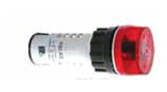 Shamrock Controls 22.5 mm Red Illuminated Push Button Buzzer - Image 1